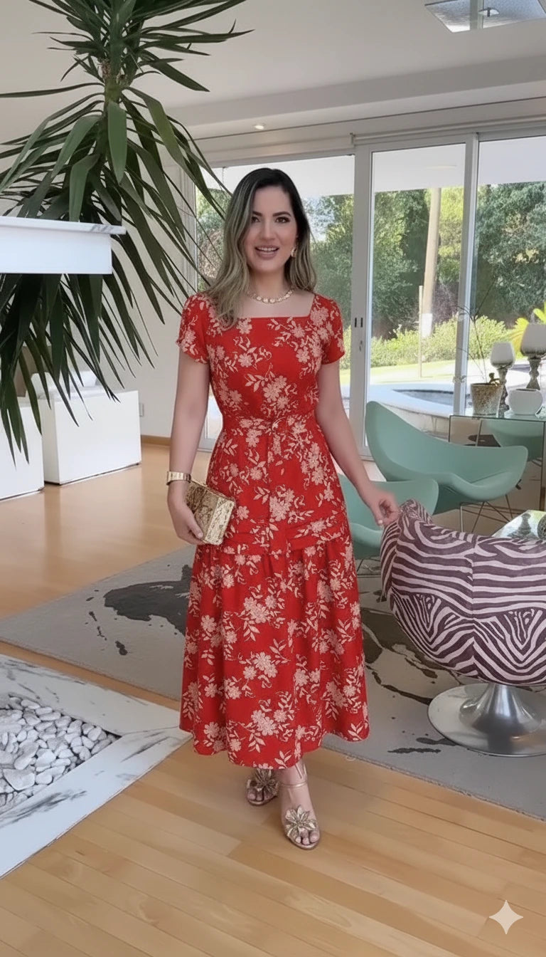 Vestido Viena - BLACK FRIDAY | 40%OFF + FRETE GRÁTIS SÓ HOJE!