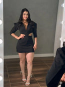 Vestido Macaquinho Manga Princesa | Short Por Baixo